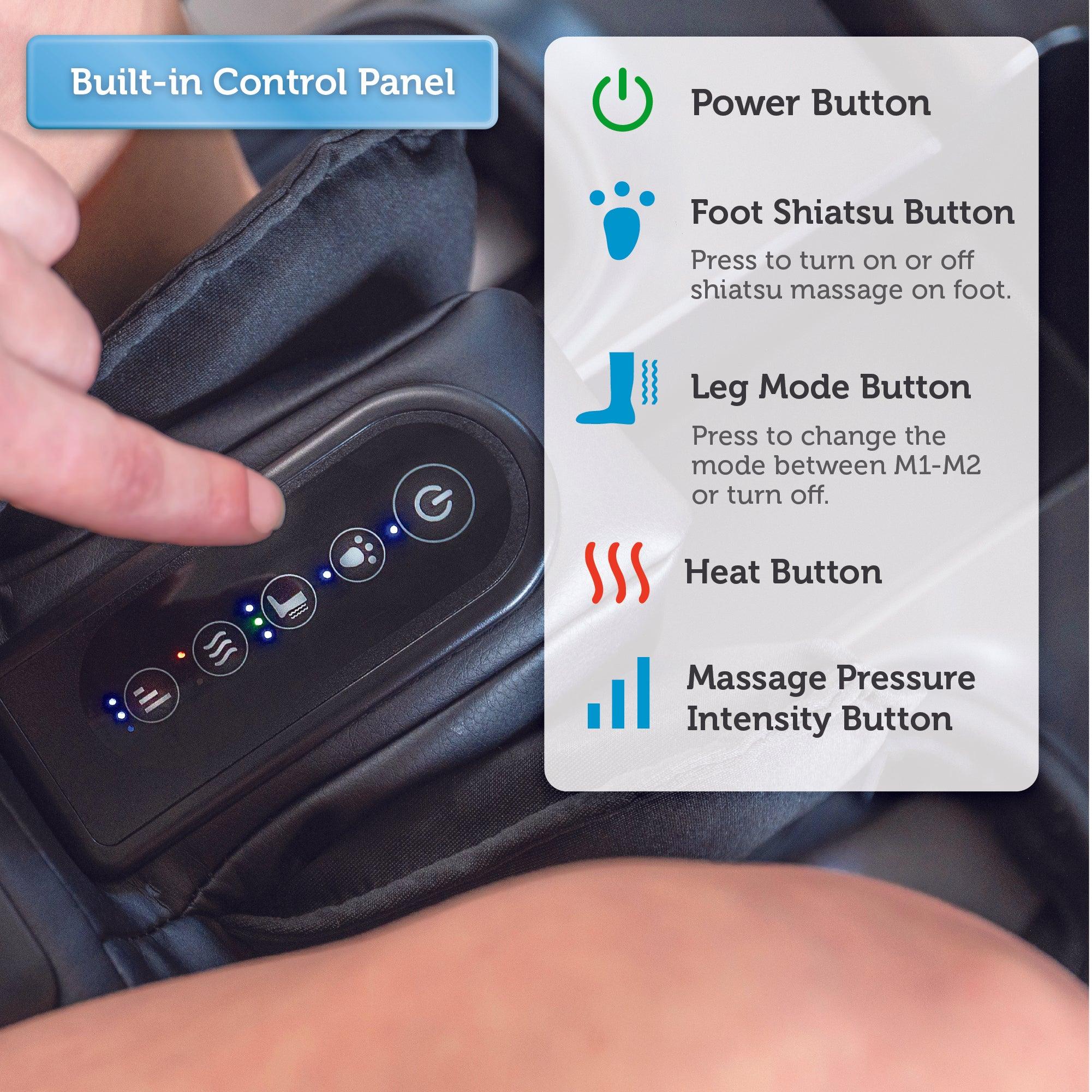 2-in-1 Foot And Calf Massager & Foot Rest - 5001 - Image 4