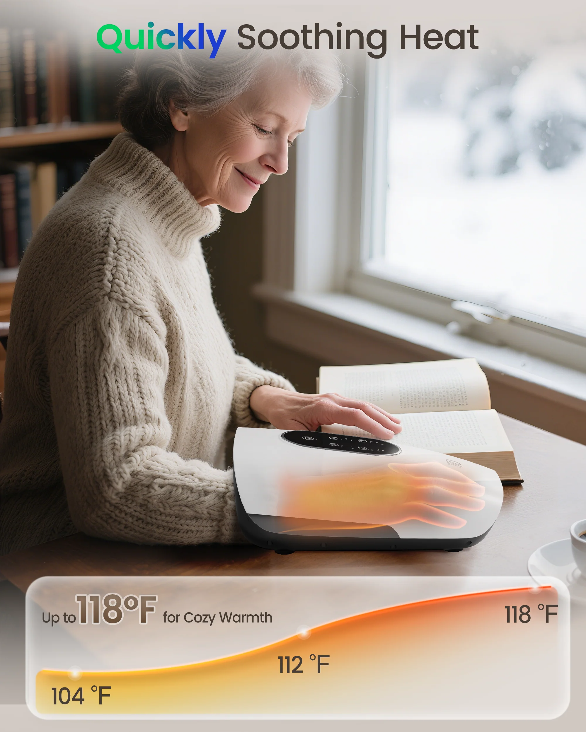 Larger Size Wireless Hand Massager - 4554 - Image 4
