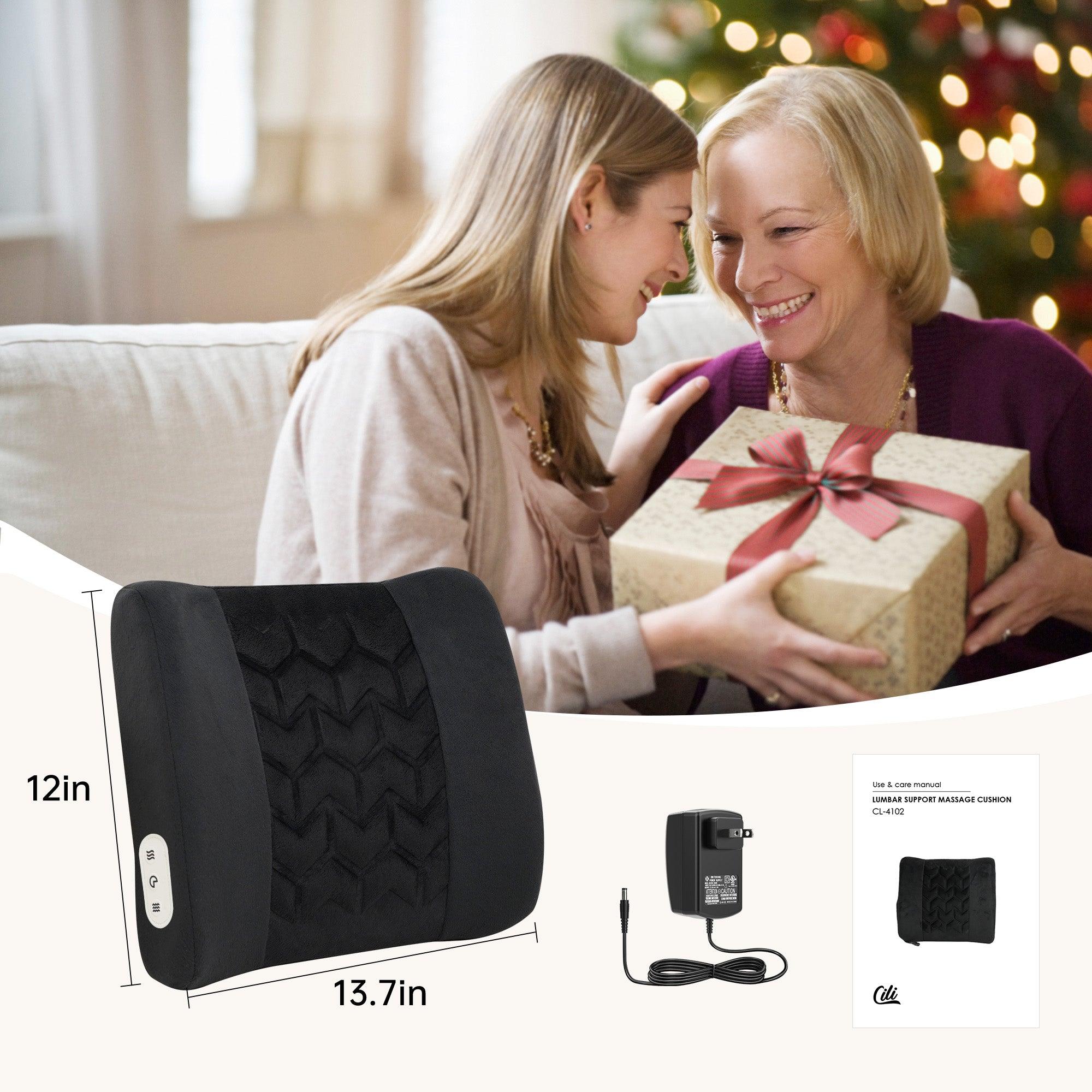 Heated Back Support Pillow with Vibration - 4102 - Image 8