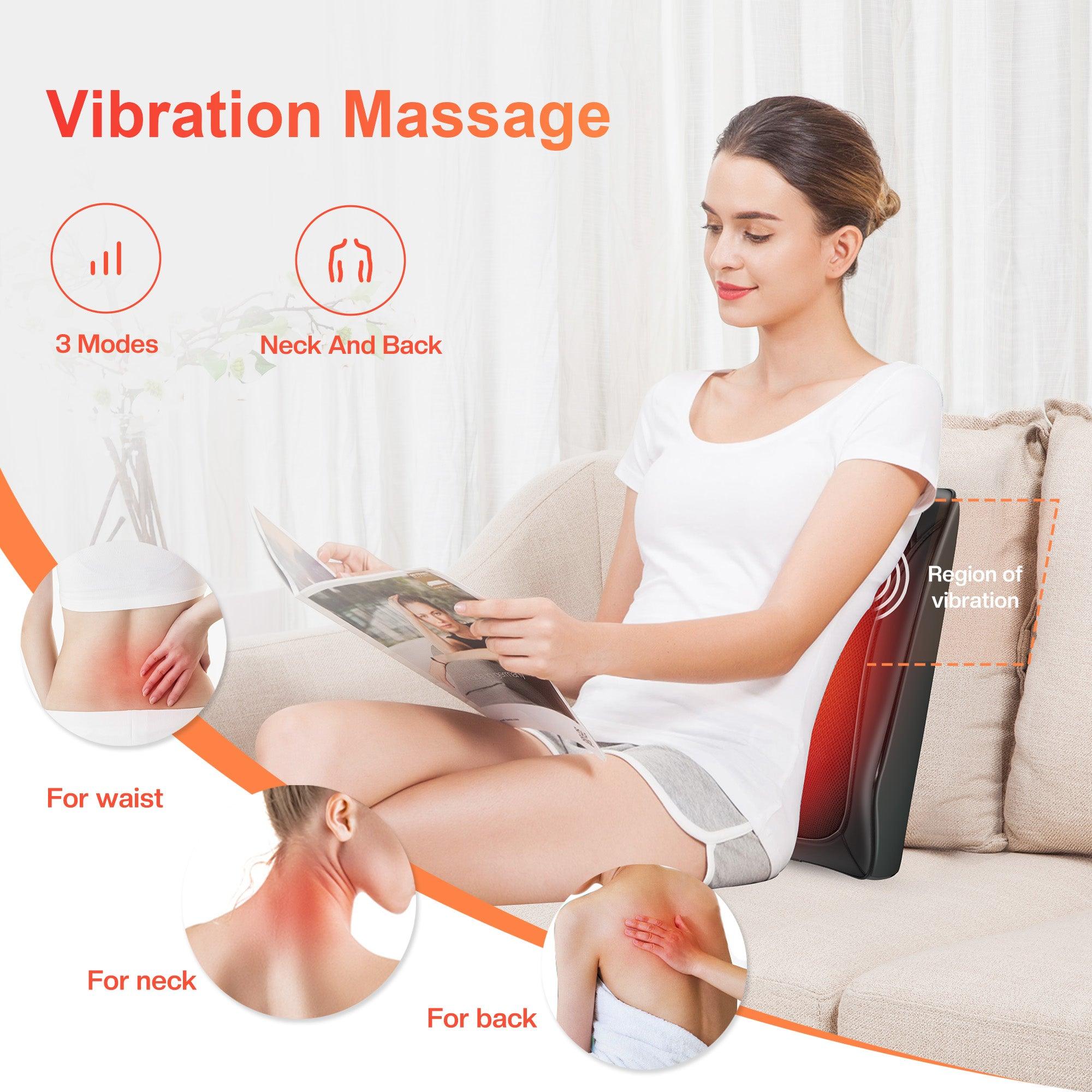 3D Shiatsu Deep Kneading Back Massager for Back & Neck Pain Relief - 1228 - Image 6