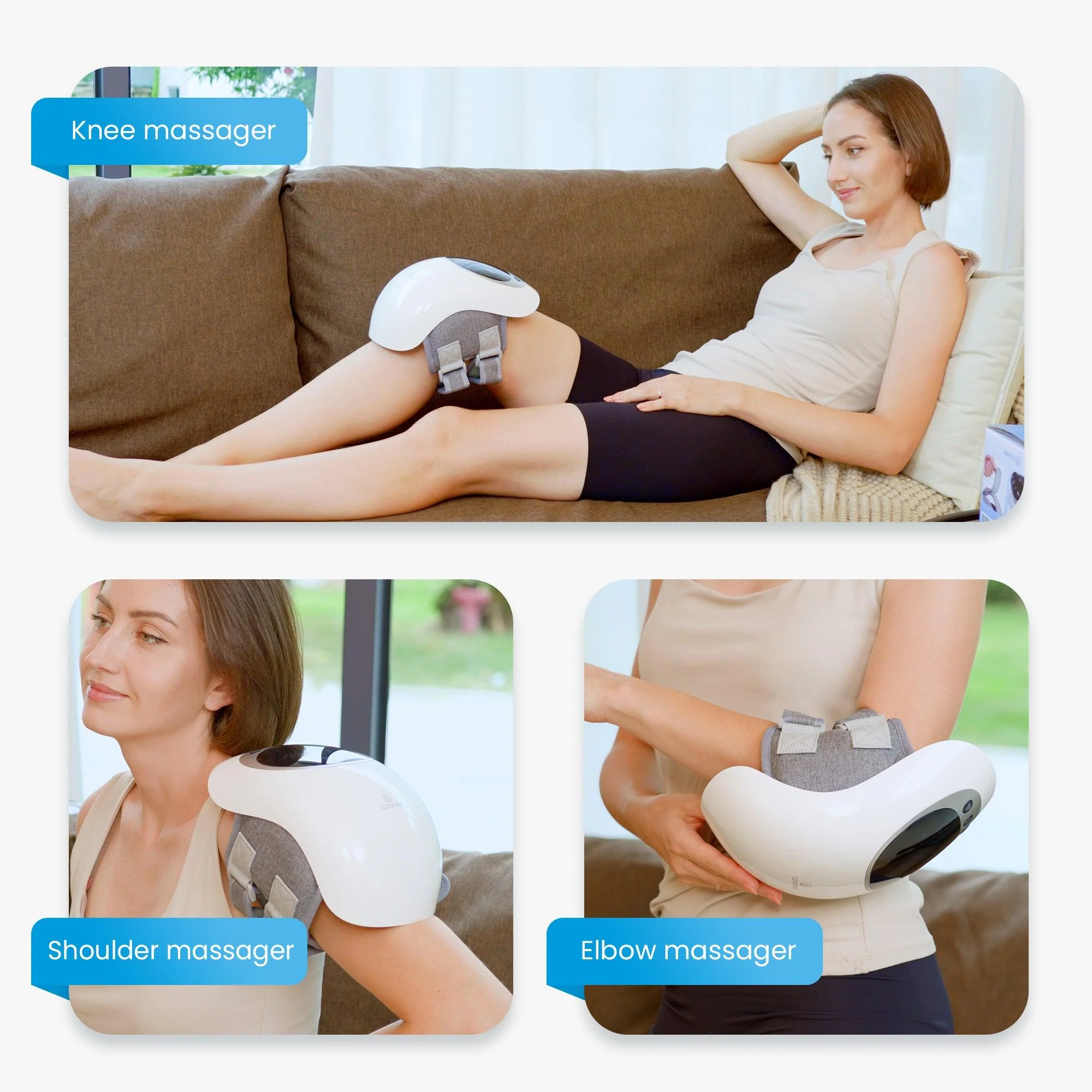 Cordless Knee Massager with Heat and Red Light Therapy - 5320 - Image 5