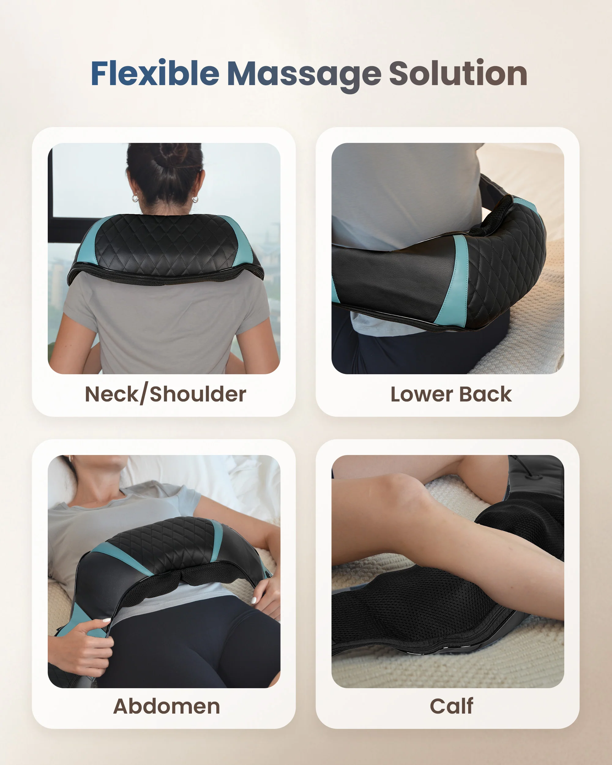 Cordless Neck Massager for Pain Relief Deep Tissue, Rechargable & Portable - 6505 - Image 7