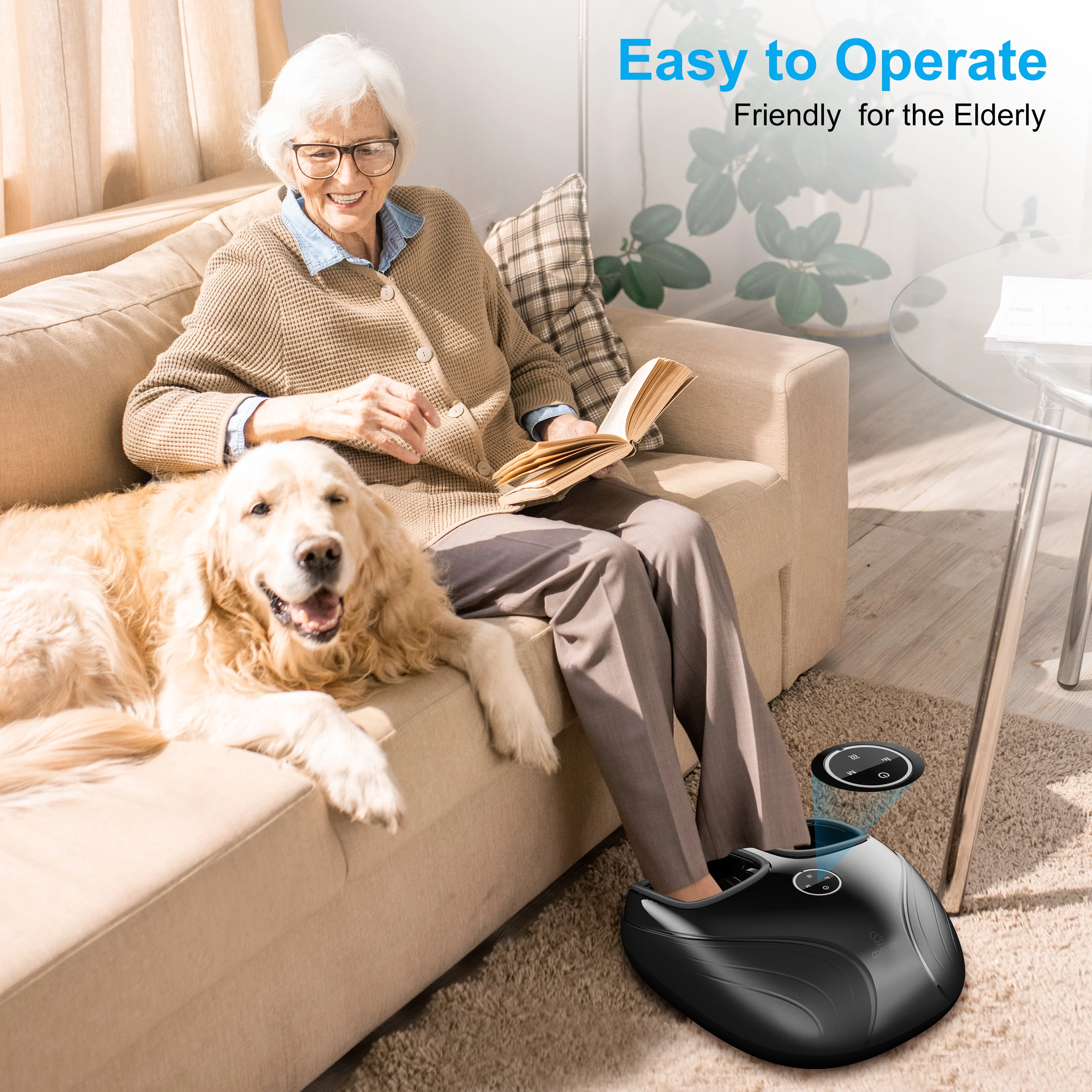 Shiatsu Foot Massager, Fits up to Men Size 12 - 5003 - Image 5