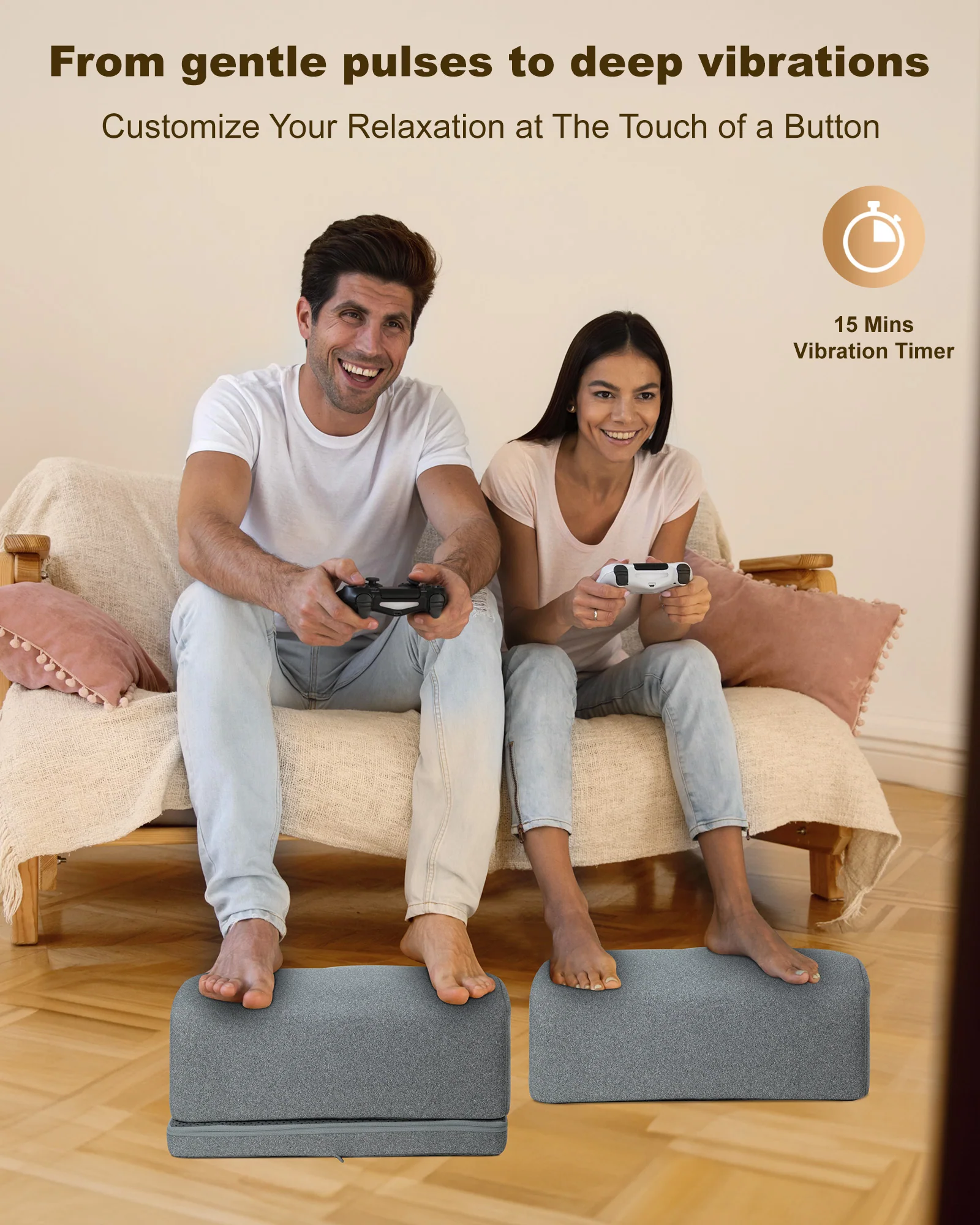 Foot Rest Under Desk, Ergonomic Heated Footrest - 5420 - Image 6