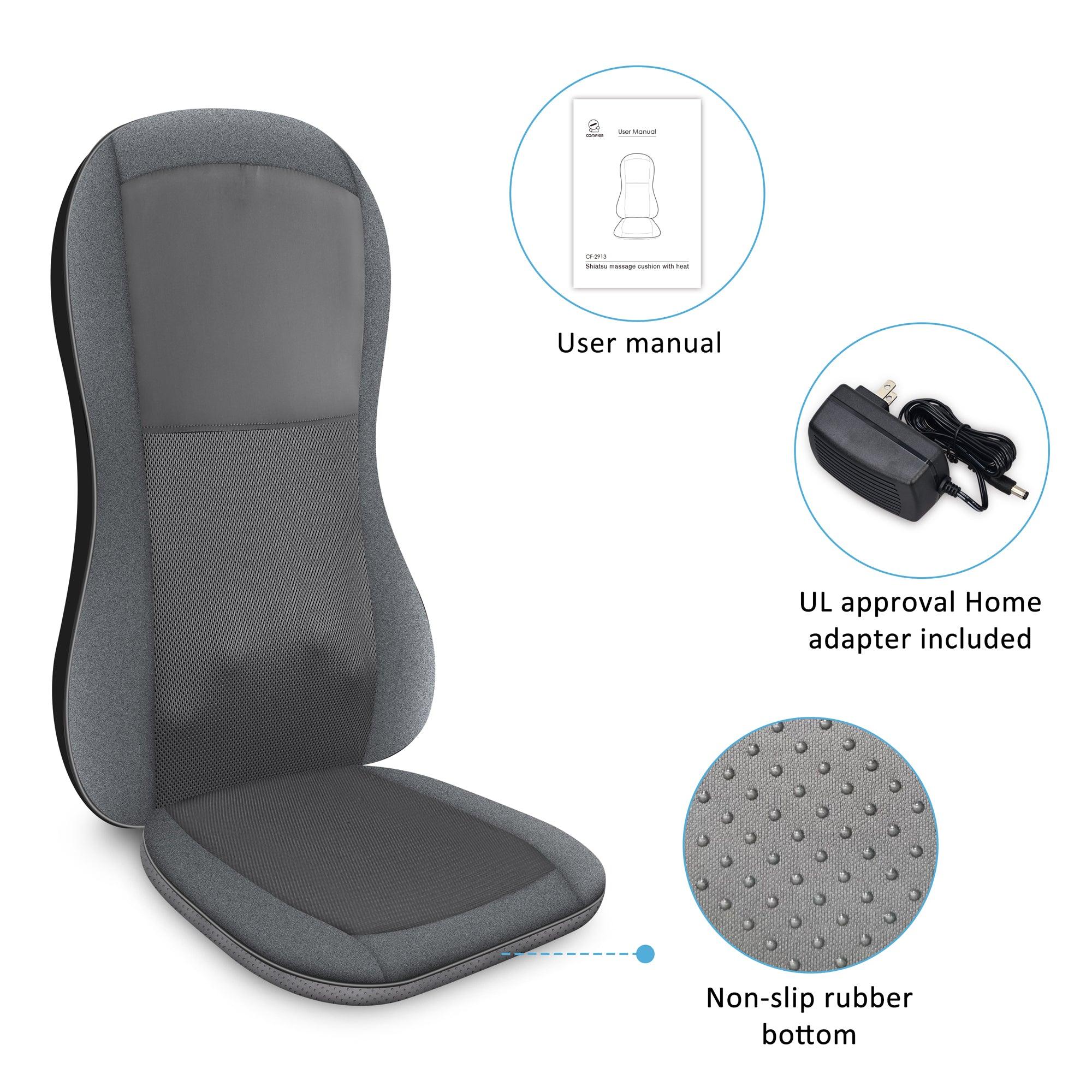 2D/3D Shiatsu Full Back Massage Seat Cushion with Heat - 2913 - Image 7