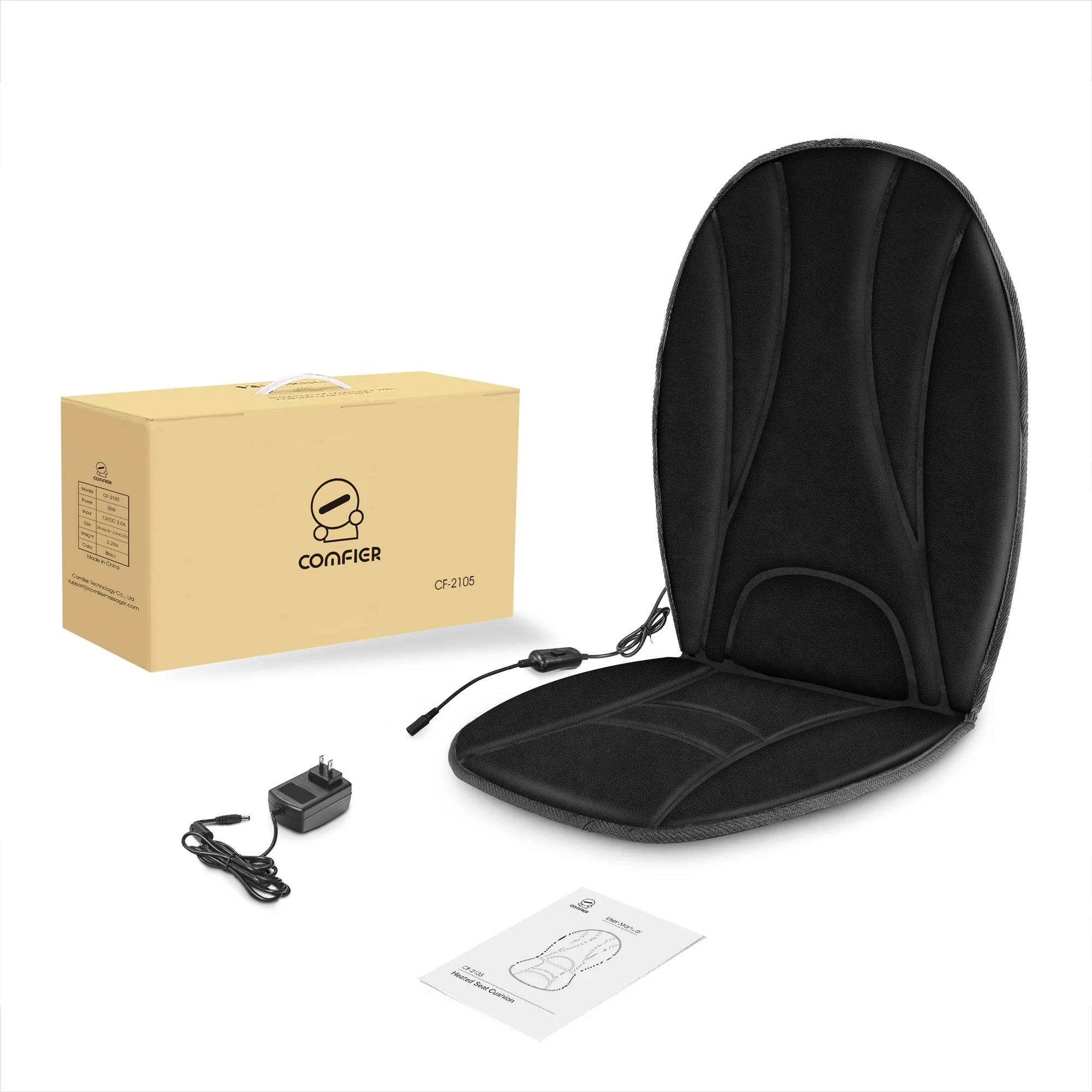 Targeted Vibration Back Seat Cushion for Home Office Use - 2105 - Image 6