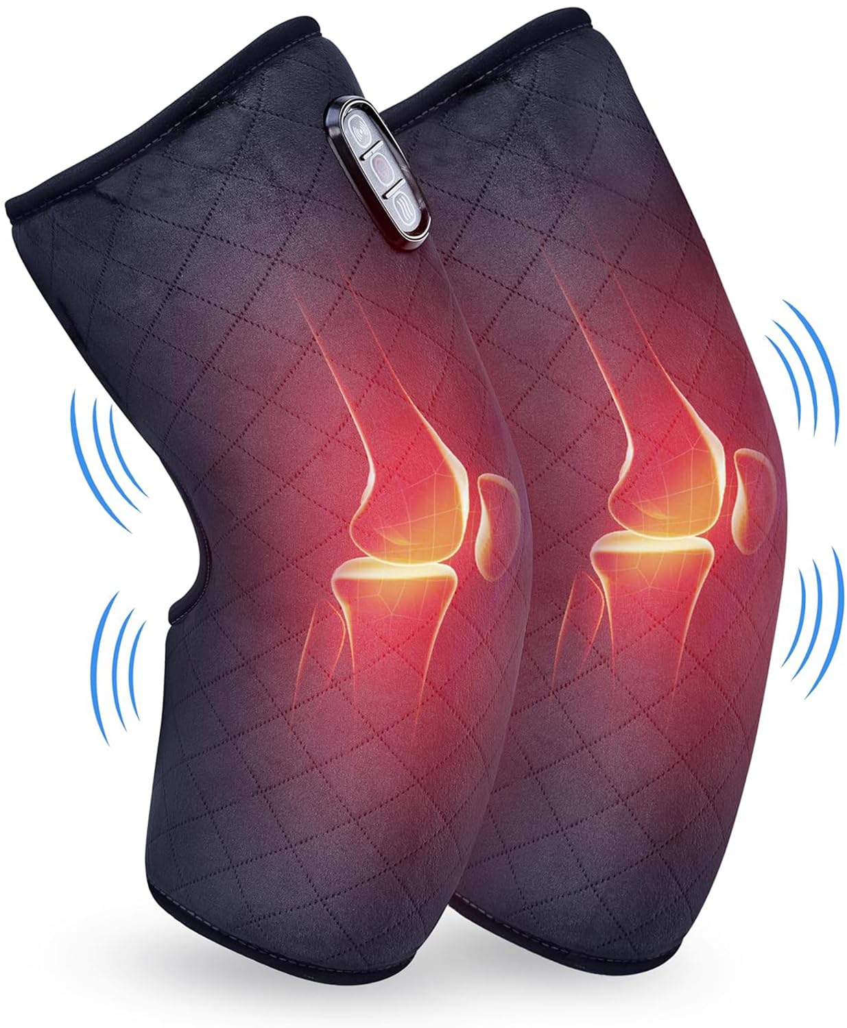 Heated Knee Massager for Knee Pain Relief, Knee Warmers Wrap - 5701 - Image 9