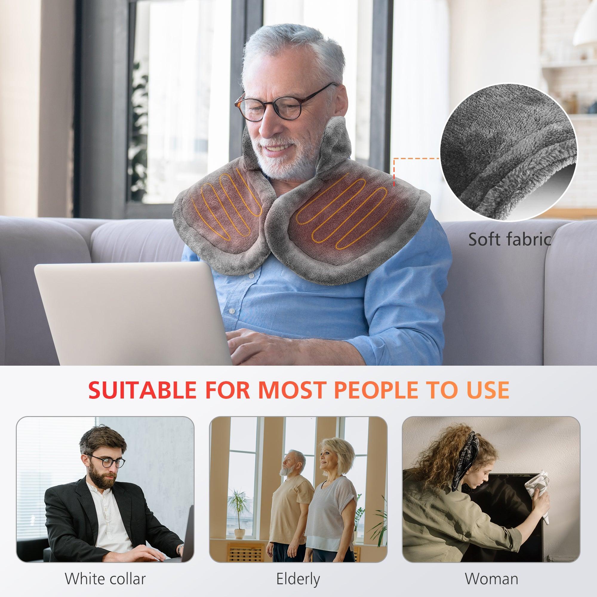 Fast Heating Pad for Neck and Shoulders, 3 Heat Levels & Auto Shut Off - H1822D - Image 3