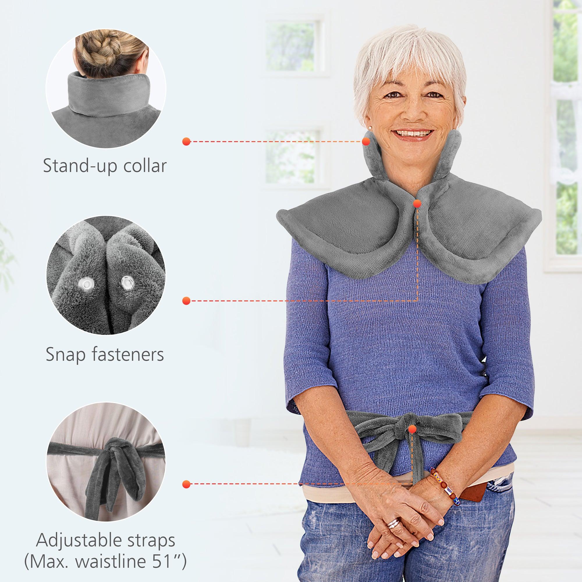 Fast Heating Pad for Neck and Shoulders, 3 Heat Levels & Auto Shut Off - H1822D - Image 5