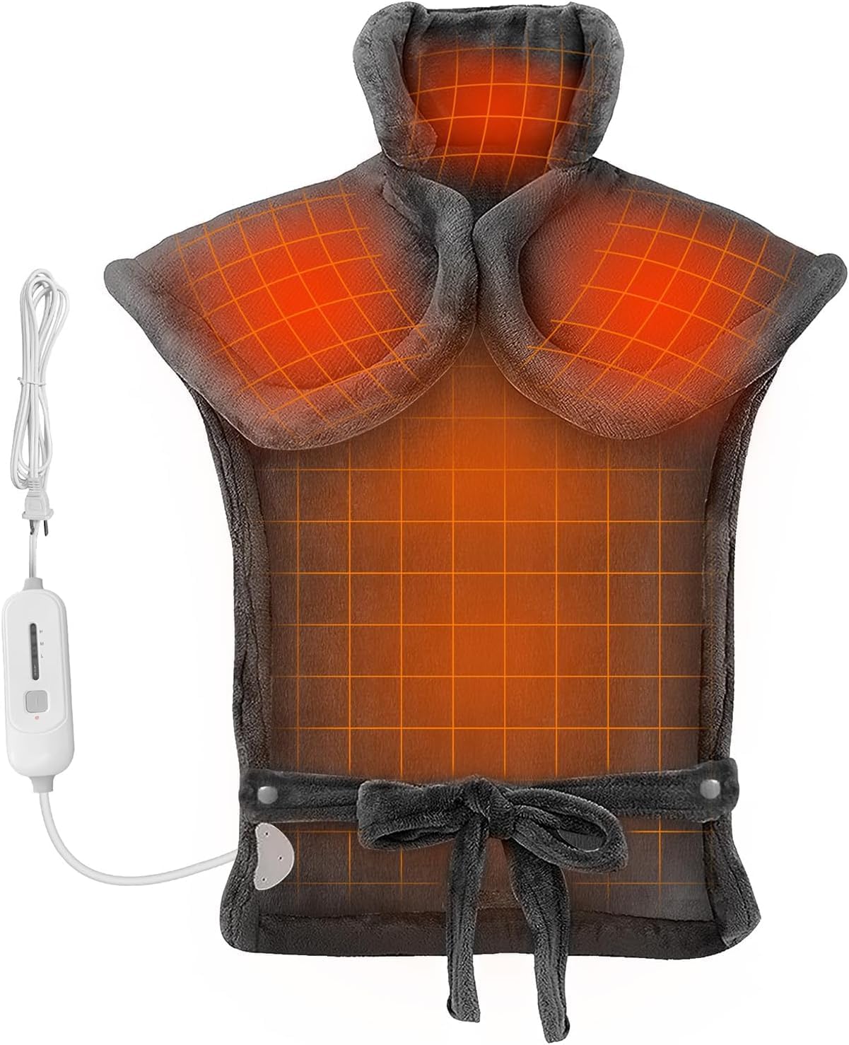 Fast Heating Pad for Neck and Shoulders, 3 Heat Levels & Auto Shut Off - H1822D - Image 9