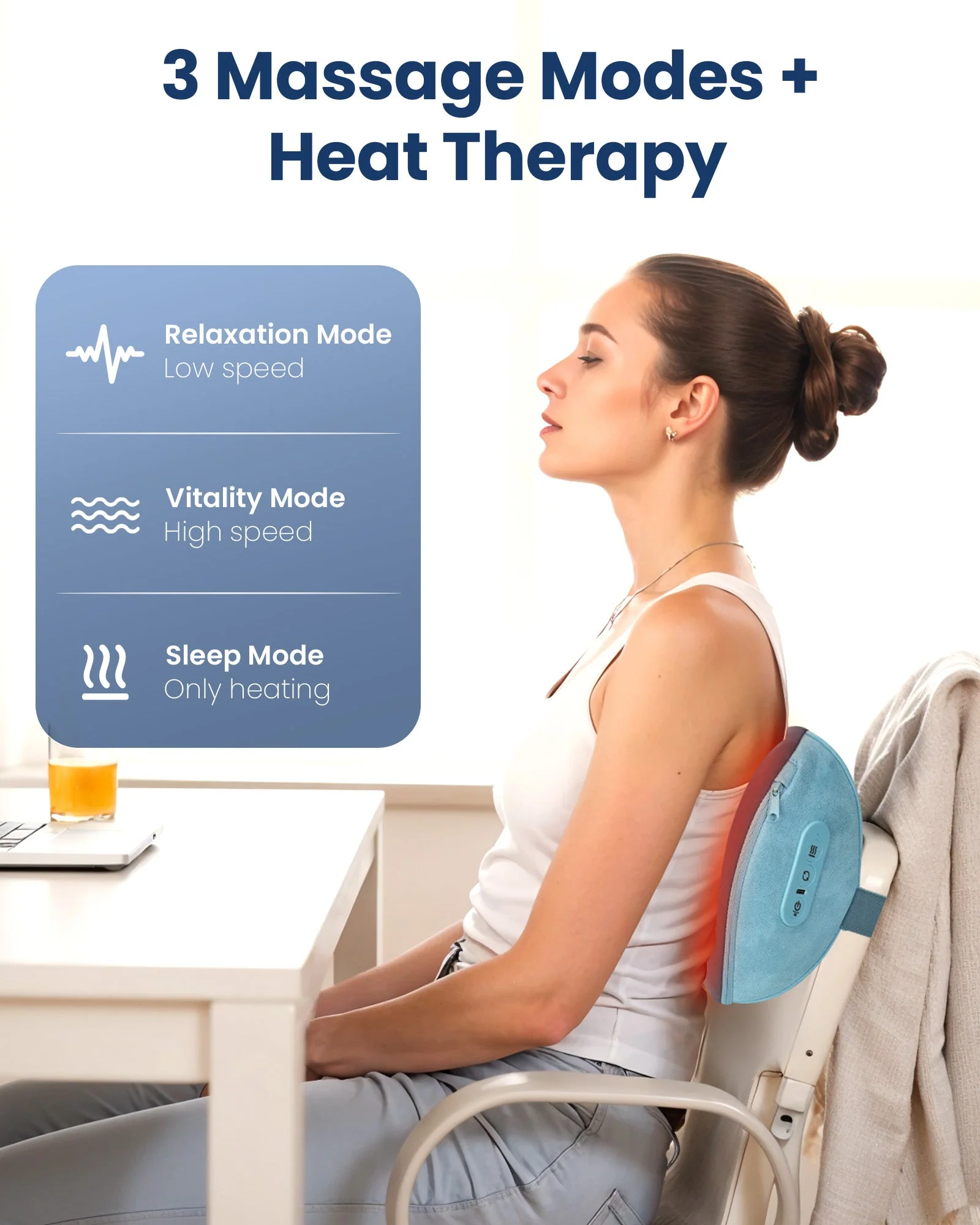 Update Shiatsu Neck and Back Massager, Muscle Pain Relief - 6419 - Image 5