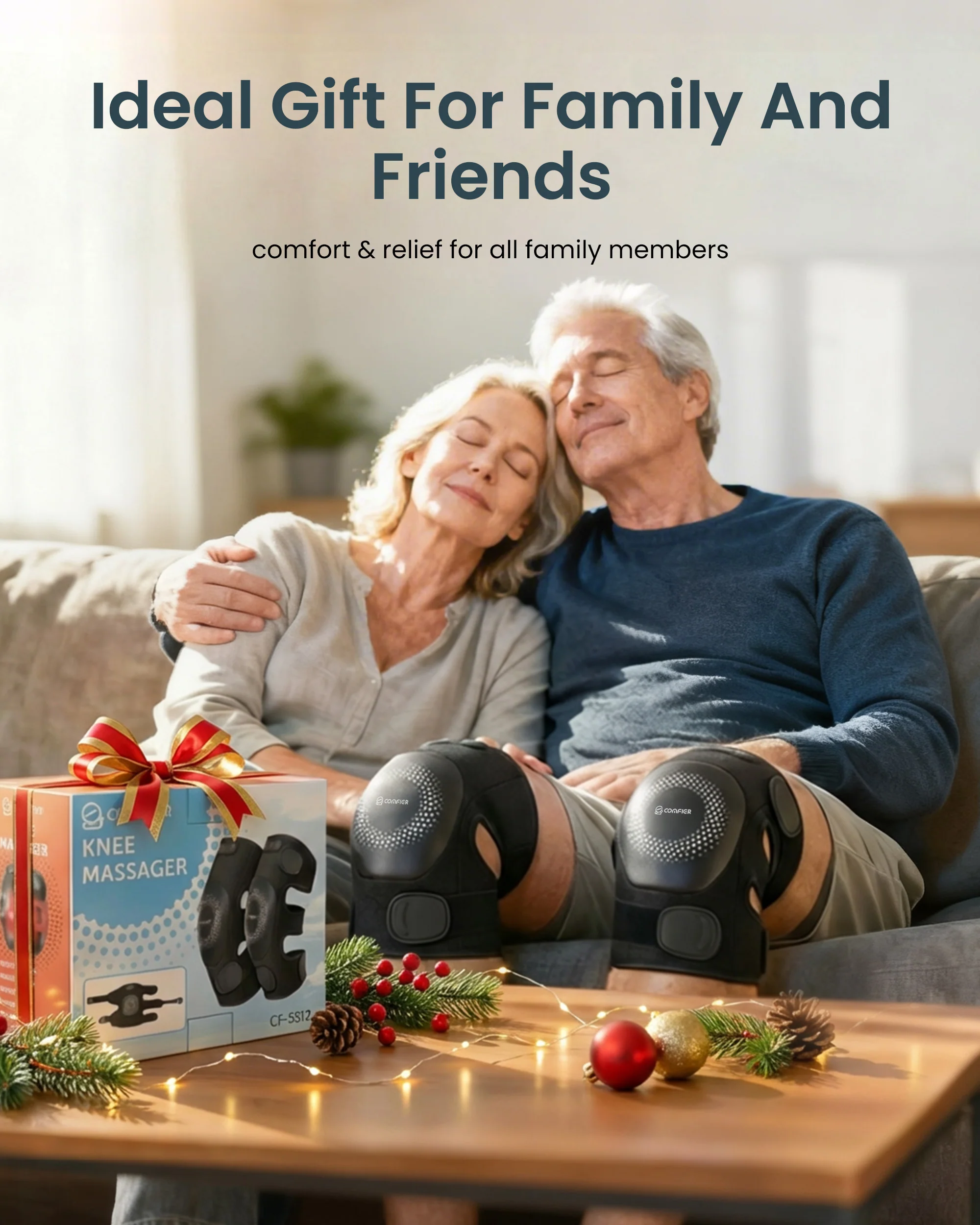 Cordless Knee Massager with Heat - 5512 - Image 6
