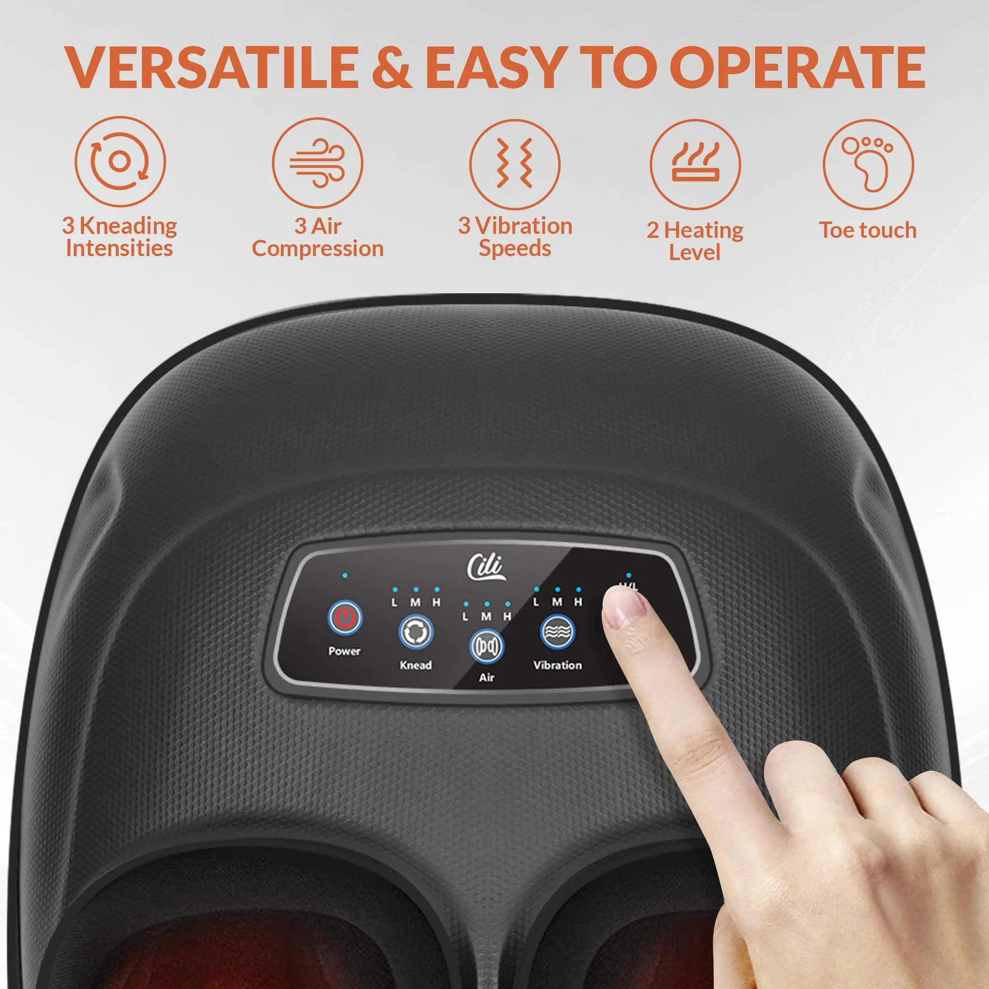 CILI Foot Massager Machine, Foot Massager Plantar Fasciitis Relief - 5225 - Image 6