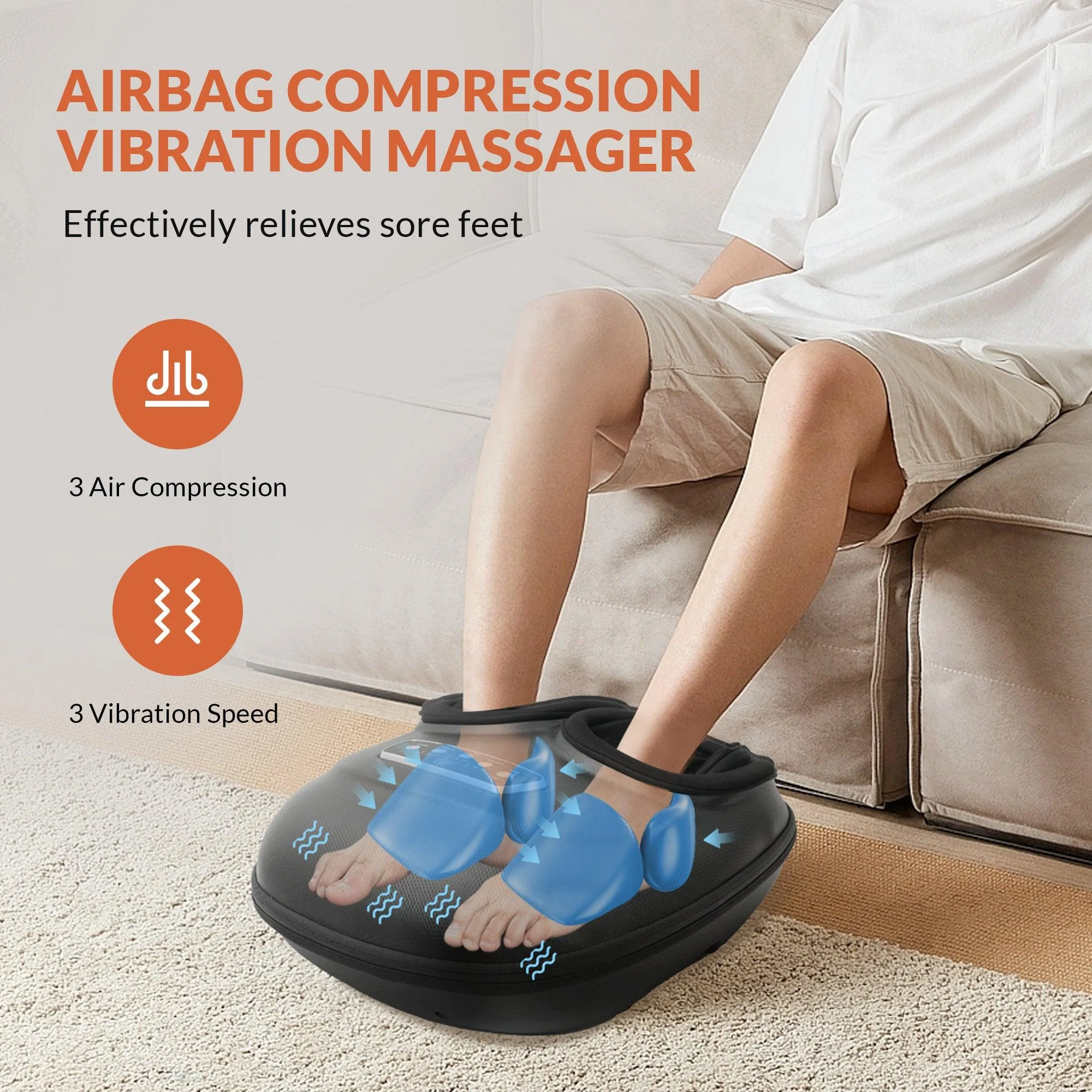 CILI Foot Massager Machine, Foot Massager Plantar Fasciitis Relief - 5225 - Image 7