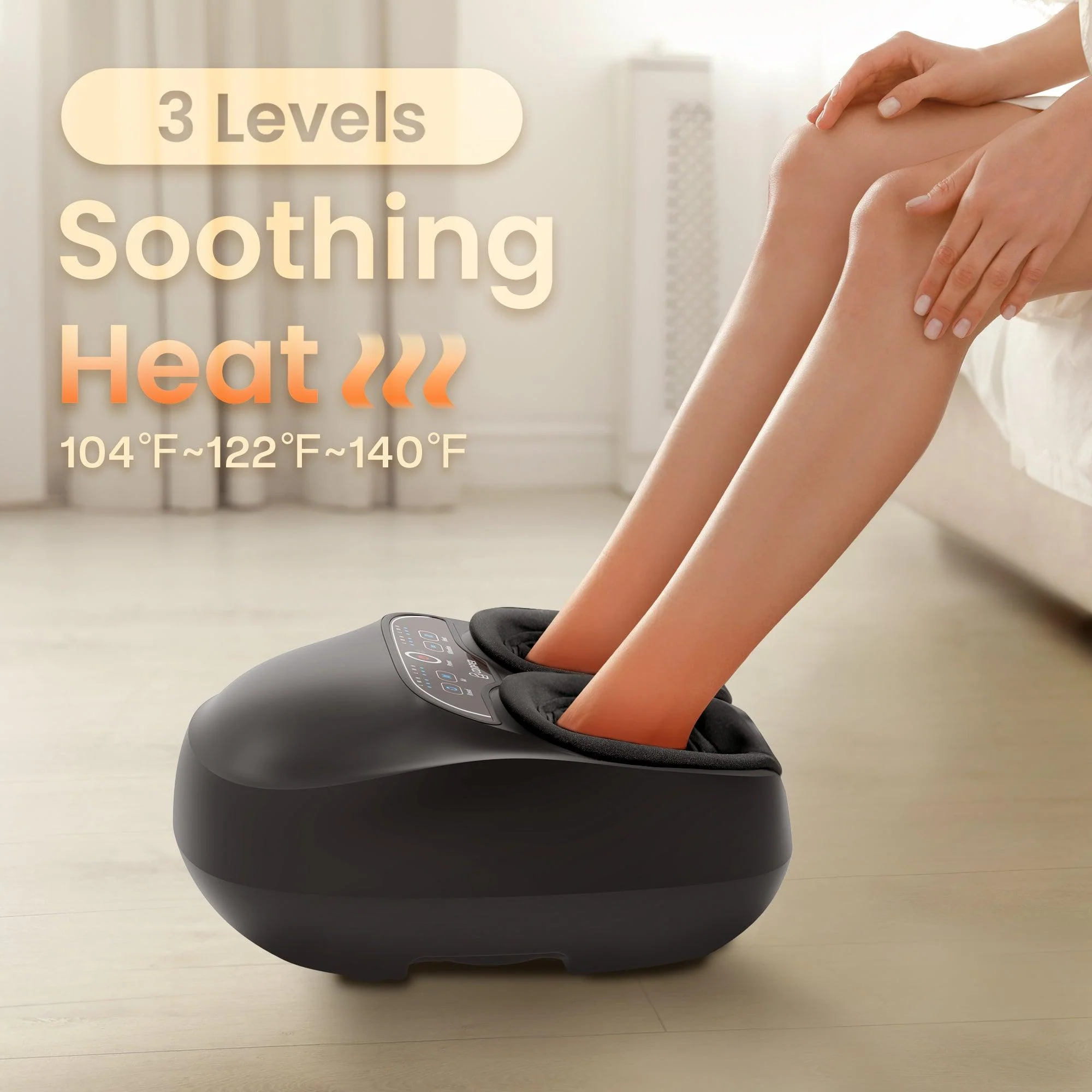 Shiatsu Foot Massager for Plantar Fasciitis Neuropathy with Remote Control - 5310 - Image 4