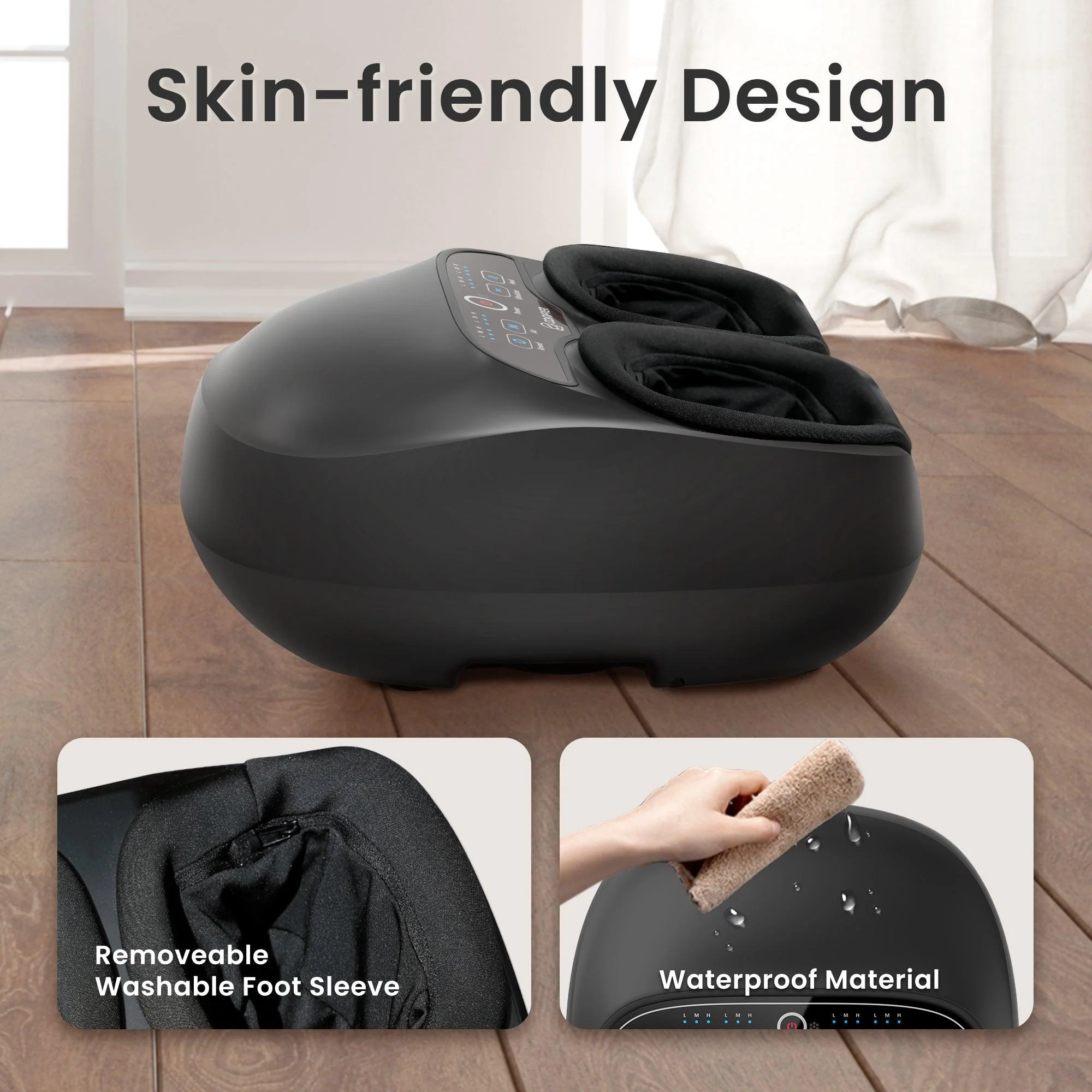Shiatsu Foot Massager for Plantar Fasciitis Neuropathy with Remote Control - 5310 - Image 8