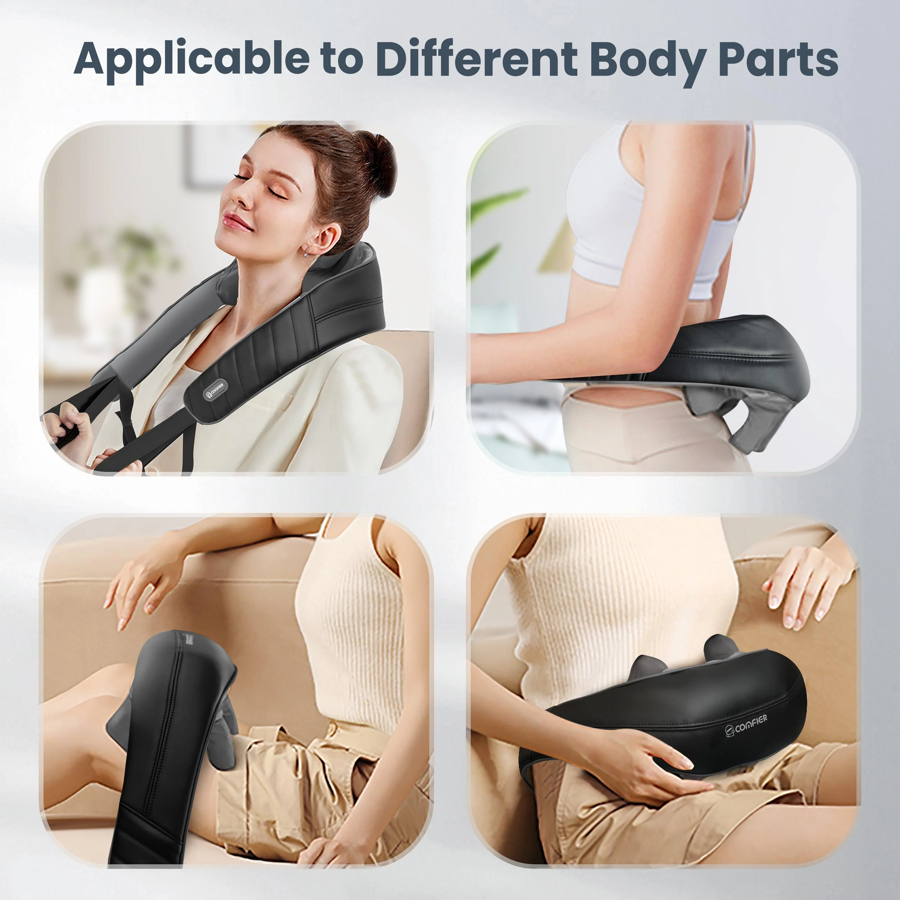 Upgrade Cordless Neck Massager with Heat, Pain Relief - 6812 - Image 6