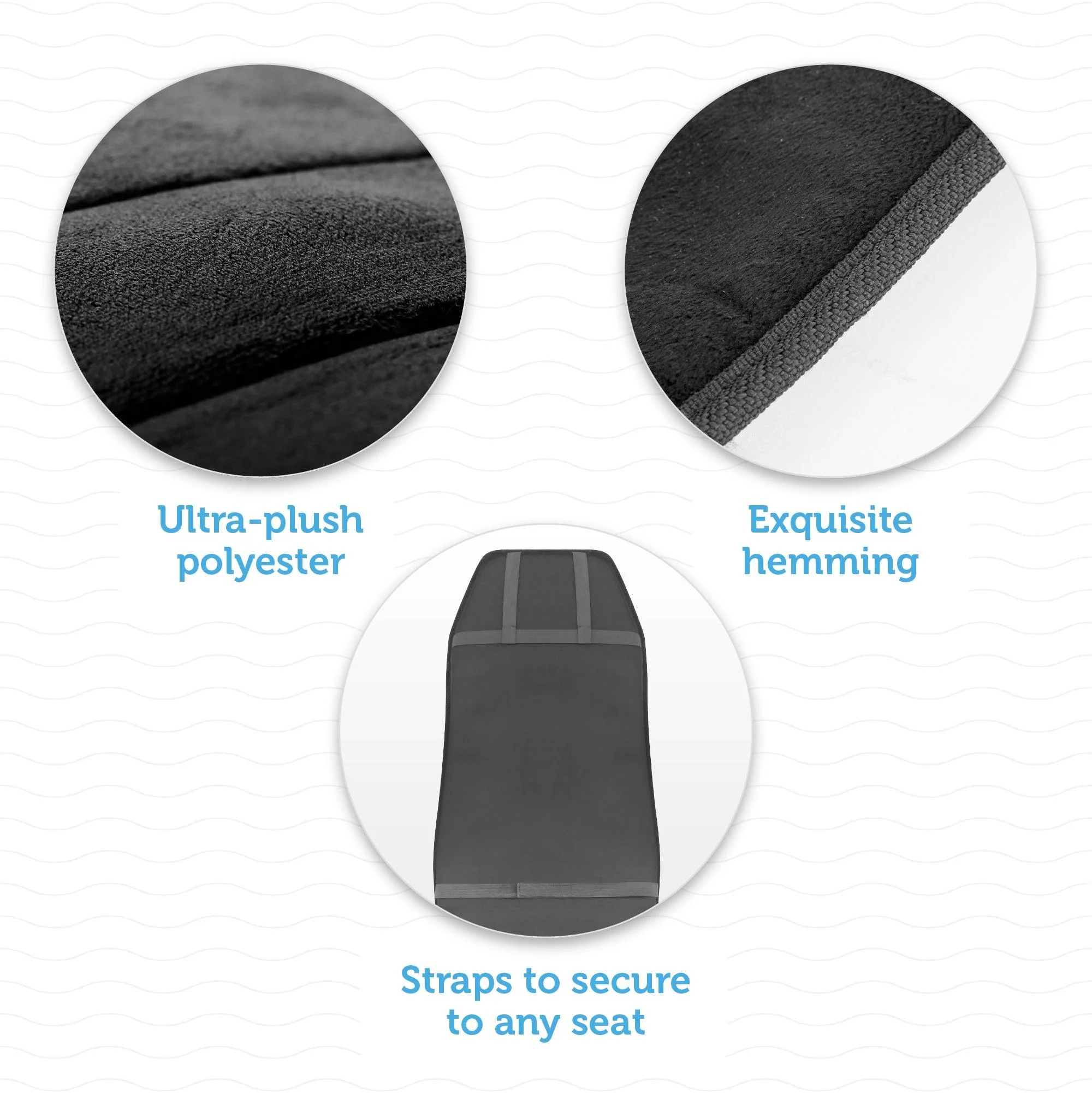 Vibration Massage Seat Cushion with 10 Vibrating Motors - 2206 - Image 3