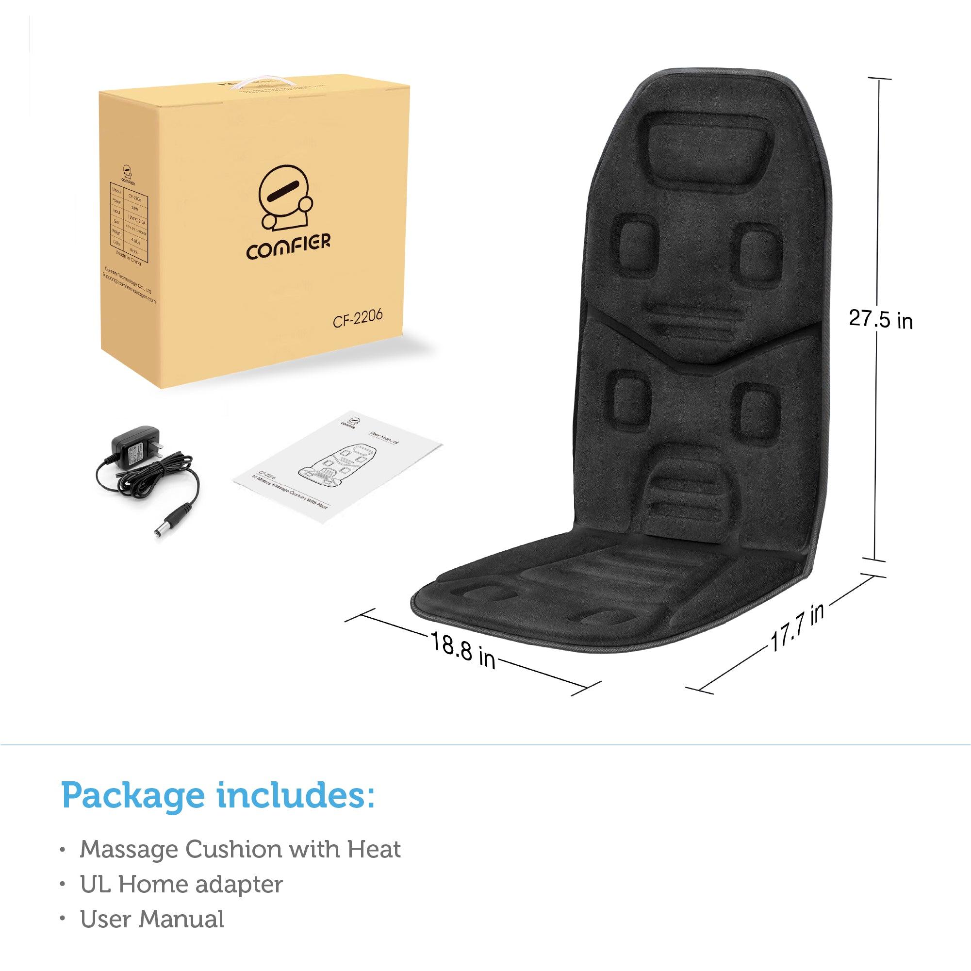 Vibration Massage Seat Cushion with 10 Vibrating Motors - 2206 - Image 8