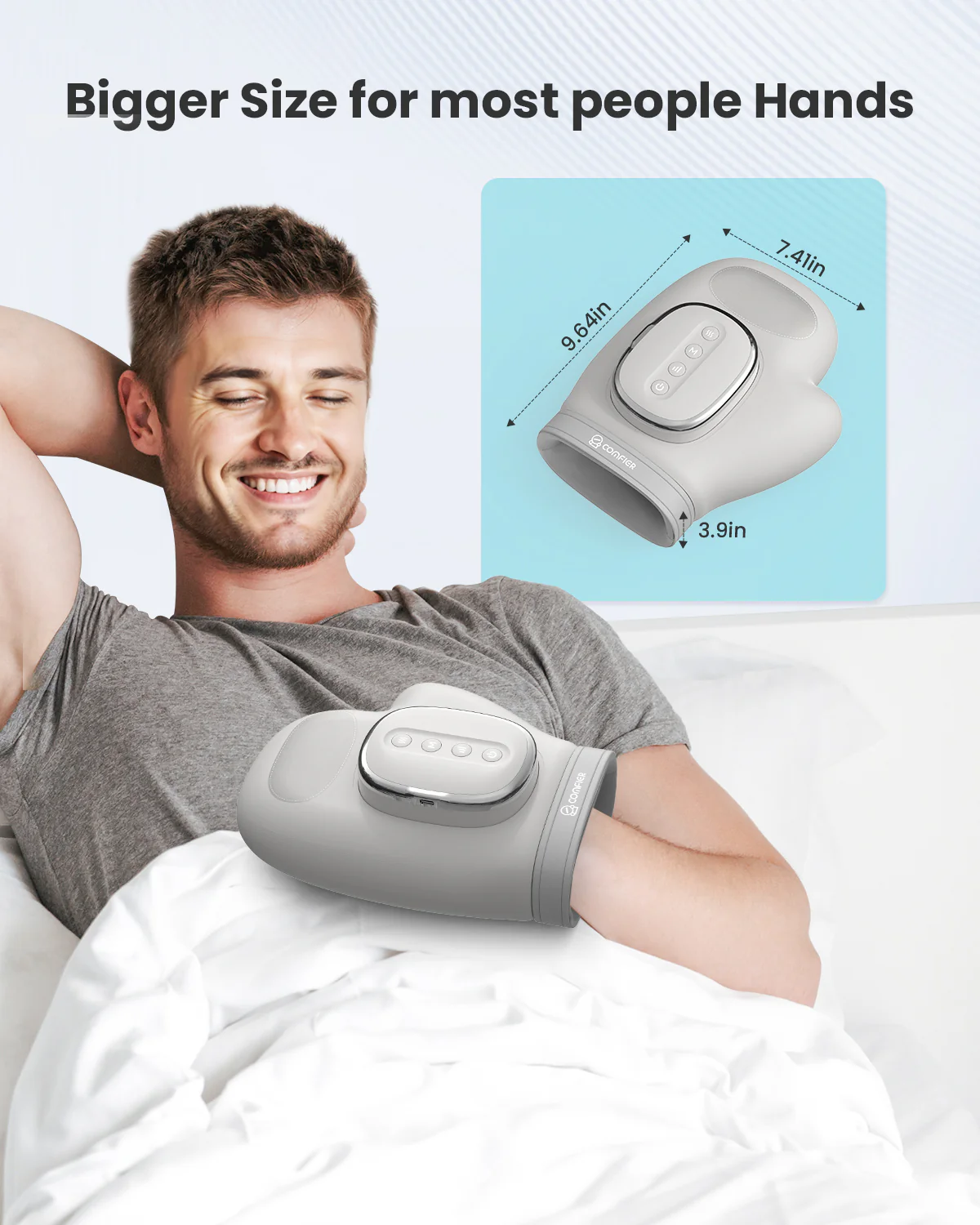2026 Updated Wireless Hand Massager with Heat and Compression - 4403 - Image 5